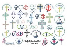 Stickserie - Christliche Motive